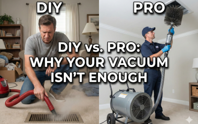 DIY Air Duct Cleaning vs Professional Air Duct Cleaning