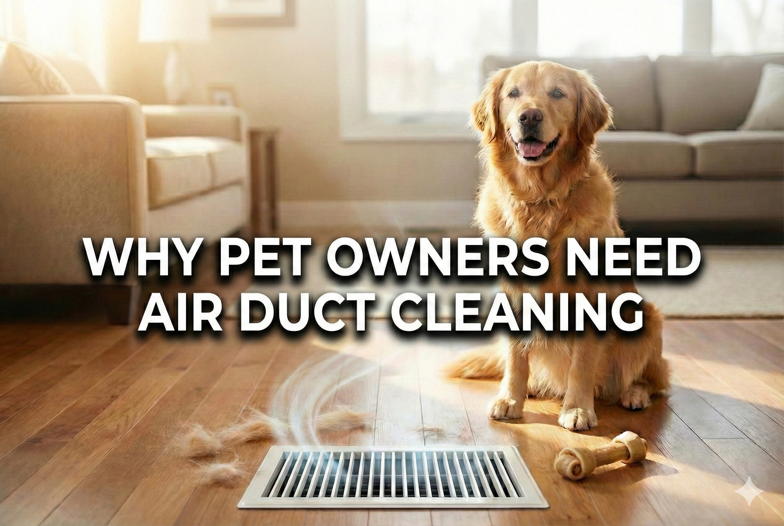 Air duct cleaning for pet owners